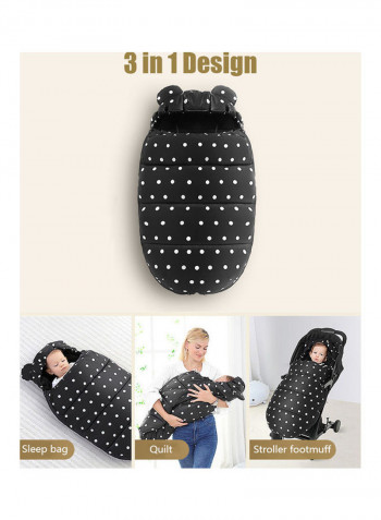 3-In-1 Multifunctional Dot Printed Sleeping Bag