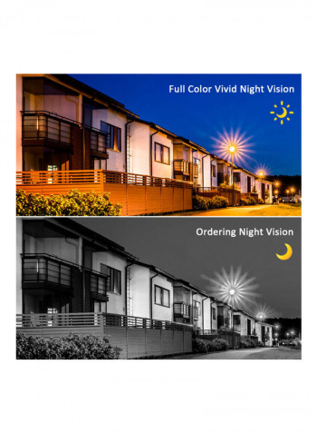 V380 1080P Multifunctional WIFI Wireless Surveillance Outdoor Wall Light Webcam Security Camera with PIR Motion Detection Sensor IP65 Water Resistance white 18.0x13.0x8.5cm