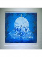 Sheik Zayed Grand Mosque Print Wall Art Multicolour