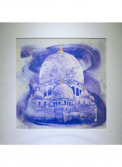 Sheik Zayed Grand Mosque Print Wall Art Multicolour