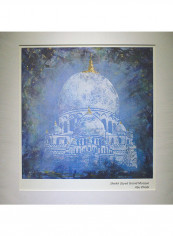 Sheik Zayed Grand Mosque Print Wall Art Multicolour