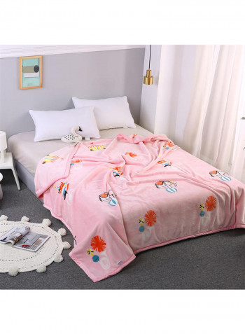 Flannel Thick Blanket Pink
