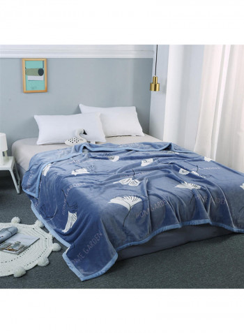 Flannel Thick Blanket Blue