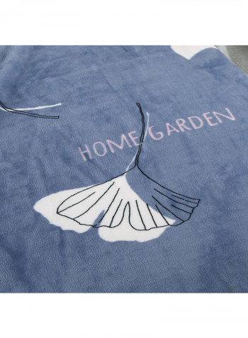 Flannel Thick Blanket Blue