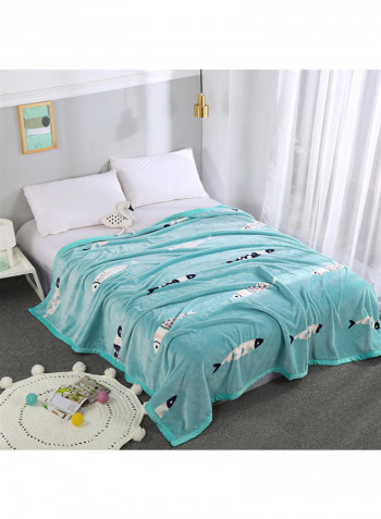 Flannel Thick Blanket Green