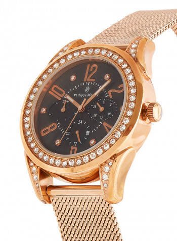 Women's Stainless Steel Analog Wrist Watch LS1112QRPB
