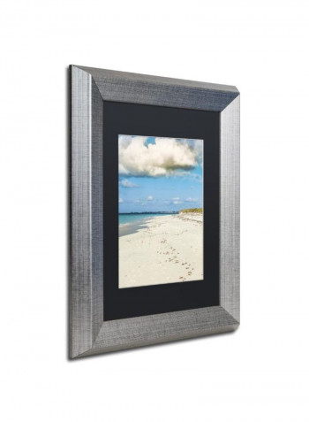 Beach Walk Wall Art Multicolour 11 x 14inch
