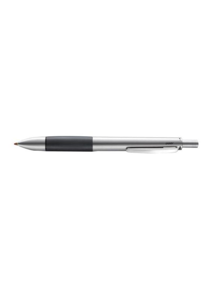 Accent Ballpoint Pen Silver/Black