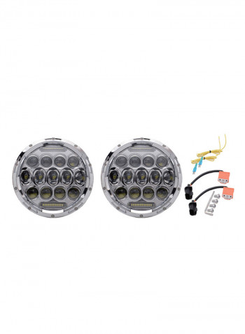 7-Inch Head Light 75W For Jeep Wranglr 07-16