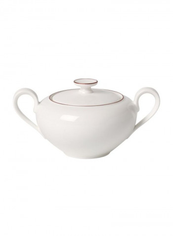 Anmut Rosewood Sugar Pot White/Gold 155x155x86millimeter