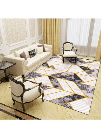 Modern Simple Geometry Bedroom Rectangle Rug Multicolour 120 x 160cm