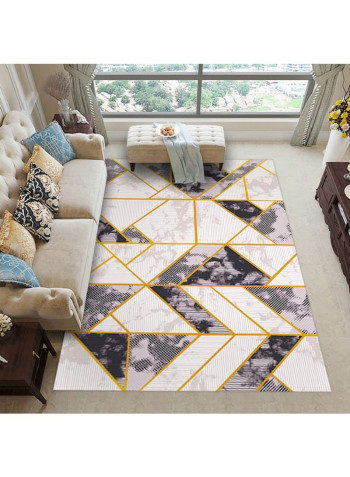 Modern Simple Geometry Bedroom Rectangle Rug Multicolour 120 x 160cm
