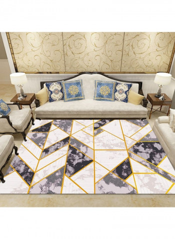 Modern Simple Geometry Bedroom Rectangle Rug Multicolour 120 x 160cm