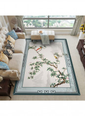 Plant Flower Pattern Rug Multicolour 120 x 160cm