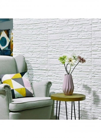 Home Wall Sticker Modern Style Self-Adhesion White 60 x 90cm