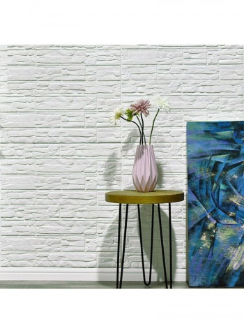 Home Wall Sticker Modern Style Self-Adhesion White 60 x 90cm