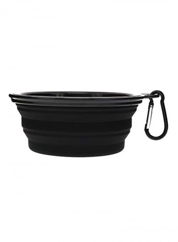 Collapsible Travel Shave Bowl Black