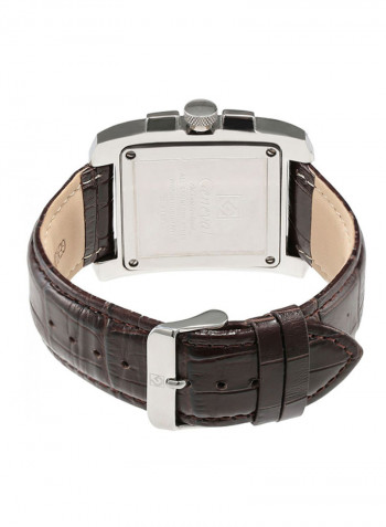 Men's Leather Analog Watch GL133WOO