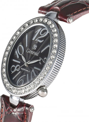 Women's Leather Analog Watch GLS148WOO