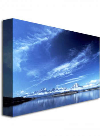 A Grand Teton Vista Canvas Wall Art multicolour 18 x 24inch