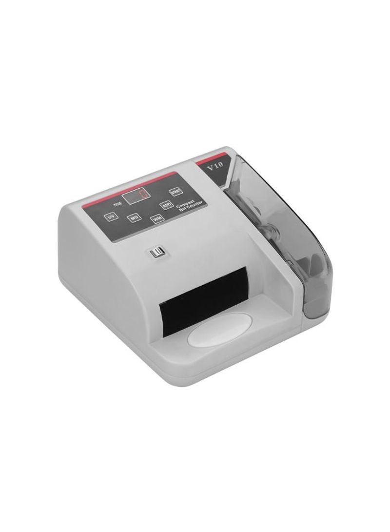 Portable Worldwide Currency Counter White/Grey