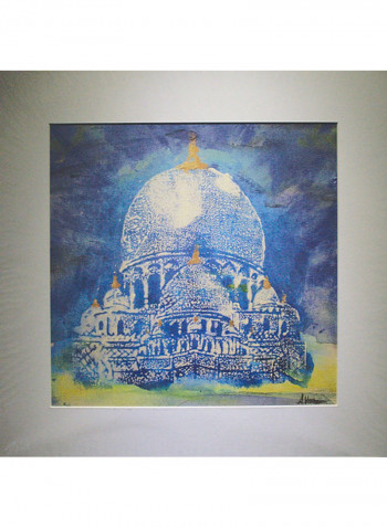 Sheik Zayed Grand Mosque Print Wall Art Multicolour