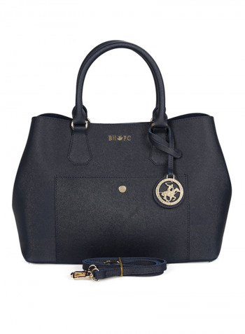 Tote Bag With Strap Dark Blue