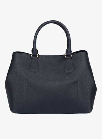 Tote Bag With Strap Dark Blue
