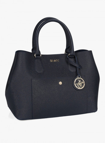Tote Bag With Strap Dark Blue