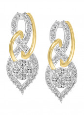 925 Sterling Silver Cubic Zirconia Studded Earrings