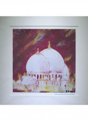 Sheik Zayed Grand Mosque Print Wall Art Multicolour