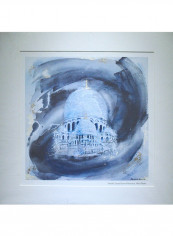 Sheik Zayed Grand Mosque Print Wall Art Multicolour