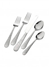 53-Piece Stainless Steel Flatware Set Silver