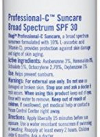 ProfessionalC Suncare Broad Spectrum SPF 30 Sunscreen, 1.7 oz 1.7ounce