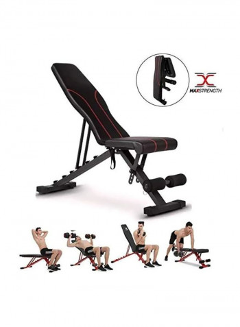 Aluminum Multifunction Foldable Weight Lifting Bench 110x30x30cm