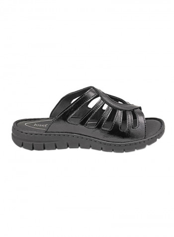 Leather Sandals Black