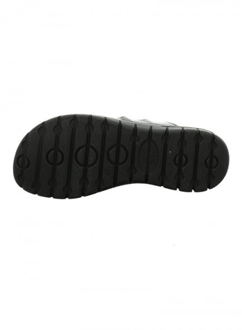 Leather Sandals Black