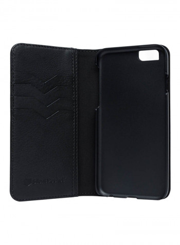 Protective Flip Cover With Wallet Case For Apple iPhone 6 Plus 6inch Black