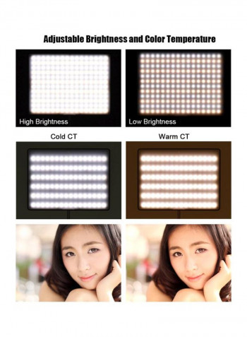 LED Video Photography Light White/Yellow