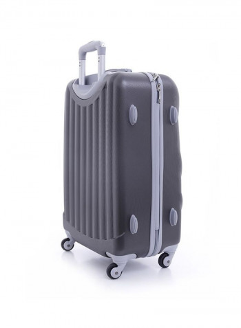 Palma Hardside 3 Piece Luggage Trolley Set Grey