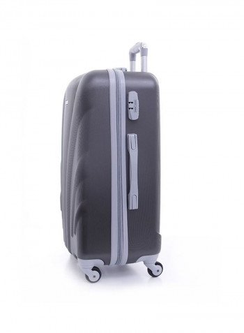 Palma Hardside 3 Piece Luggage Trolley Set Grey