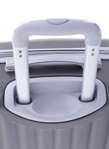 Palma Hardside 3 Piece Luggage Trolley Set Grey