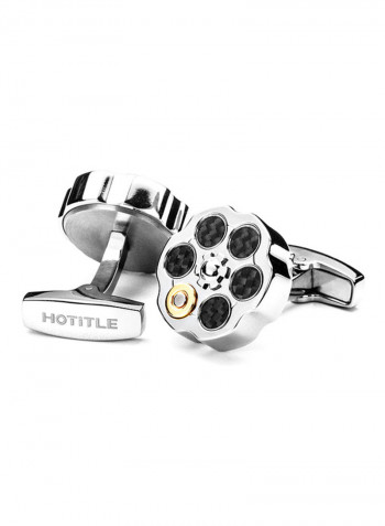 Roulette Stainless Steel Cufflinks