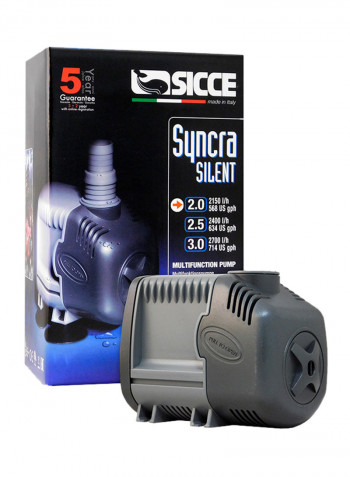 Syncra Aquarium Pump Grey/Silver/Black