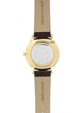 Men's Leather Analog Watch A.PC902271F03U