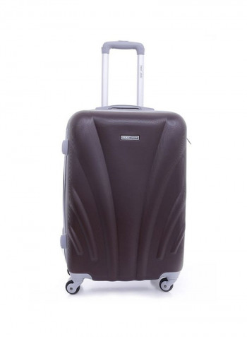 Palma Hardside 3 Piece Luggage Trolley Set Coffee