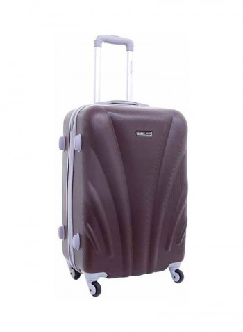 Palma Hardside 3 Piece Luggage Trolley Set Coffee