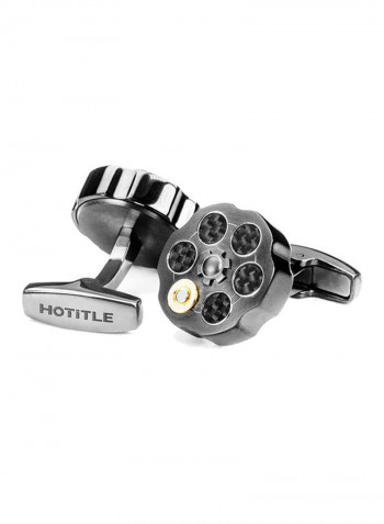 Roulette Stainless Steel Cufflinks