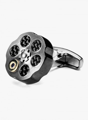 Roulette Stainless Steel Cufflinks