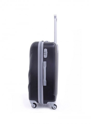 Palma Hardside 3 Piece Luggage Trolley Set Black